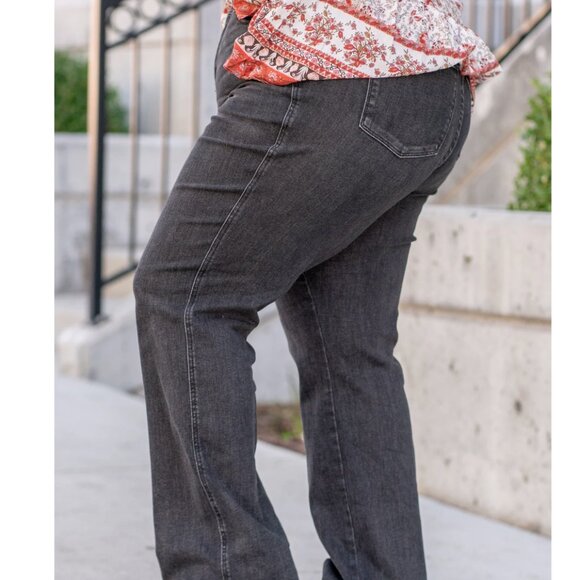 Judy Blue Straight Fit Women's Black Jeans 14W - Picture 9 of 11